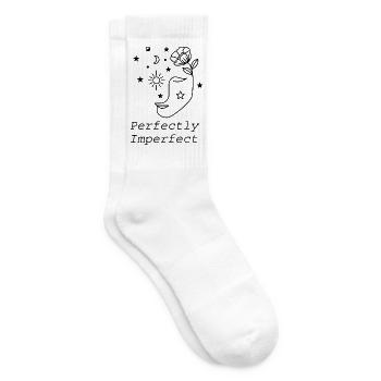 Parfaitement imparfait - Chaussettes de tennis - blanc - Droite