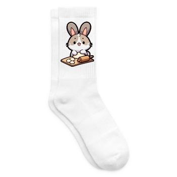 Bunny Baker : Le défriqueur de pâte - Chaussettes de tennis - blanc - Droite