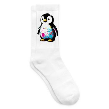 Pinguin - Tennissocken - Weiß - Rechts