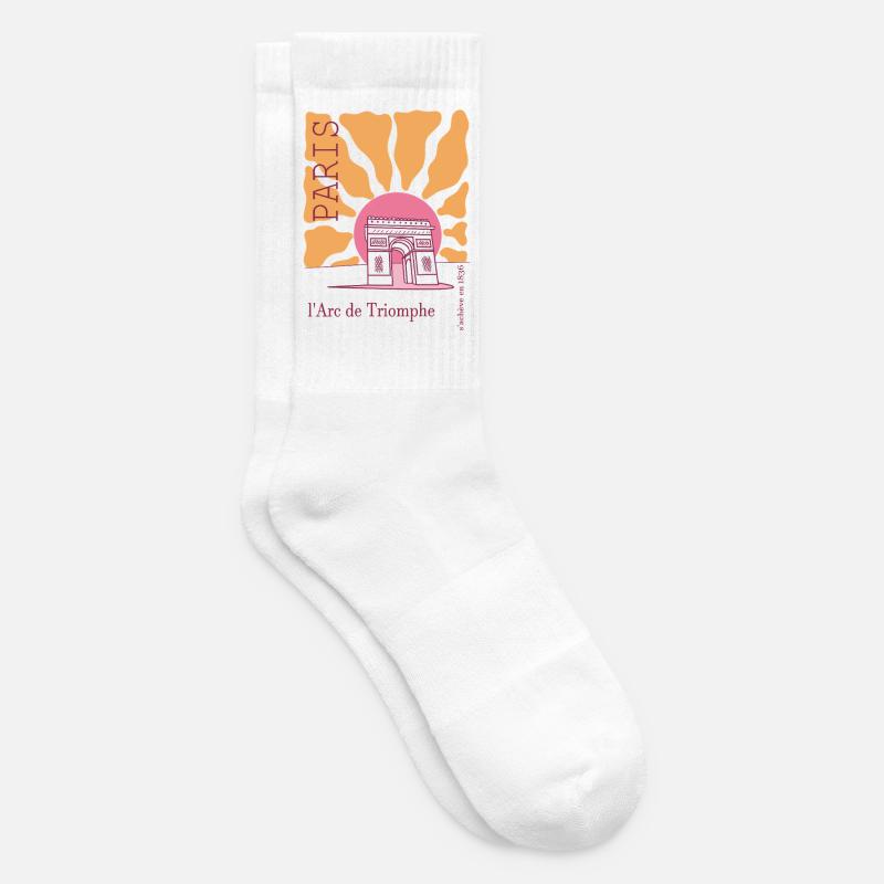 Frankreich arc de triomphe - Tennissocken - Weiß