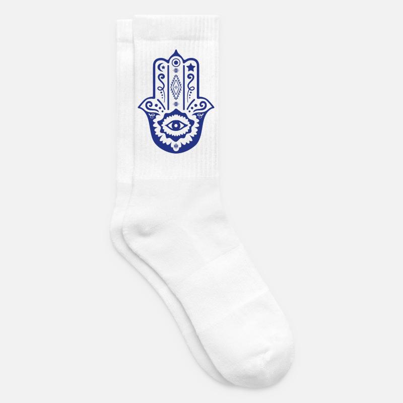Main de Fatma par Helfspawn - Chaussettes de tennis - blanc