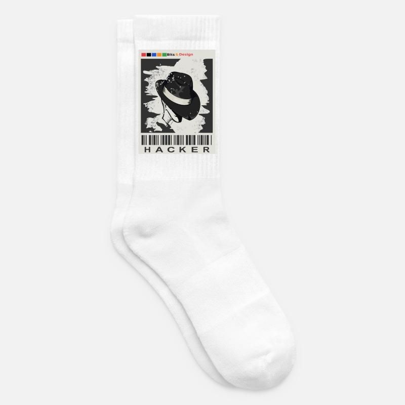 Hacker wanted - Tennis socks - white