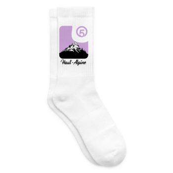 Haut-Alpine 05 Departement der Hautes-Alpes - Tennissocken - Weiß - Rechts