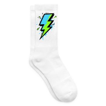 Strahl der modernen Elektrizität - Tennissocken - Weiß - Rechts