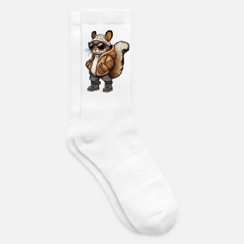 Eichhörnchen Cool Winter - Tennissocken - Weiß