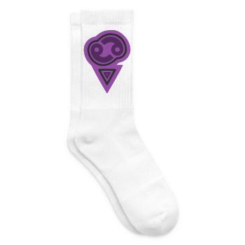 Zodiac Tribal Cancer and Water - Tennis socks - white - Right