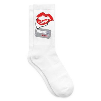 Signe du zodiaque Gémeaux - Chaussettes de tennis - blanc - Droite