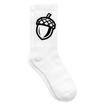Eichel Symbol - Tennissocken - Weiß - Rechts