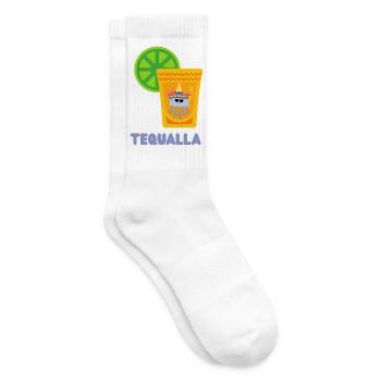 TEQUALLA - Tennissocken - Weiß - Rechts