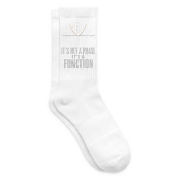 Keine Phase Sondern Eine Funktion Mathelehrer - Tennissocken - Weiß - Rechts