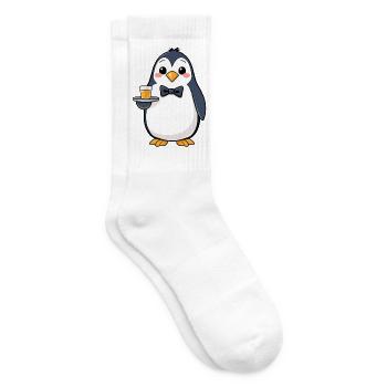 Pinguin-Kellner - Tennissocken - Weiß - Rechts