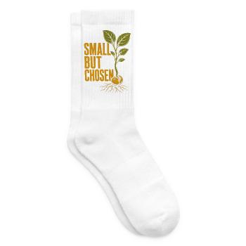 Klein aber auserwählt Senfkorn Christlich Kinder - Tennissocken - Weiß - Rechts