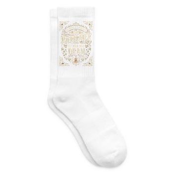 Als Bierbrauer Ist Man Nah Dran Perfekt Brauen - Tennissocken - Weiß - Rechts