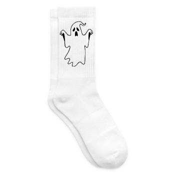 Halloween Gespenst Halloween T-shirt Geschenkidee  - Tennissocken - Weiß - Rechts