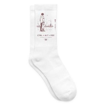 Ctrl Alt Esc: Retro City Walk - Tennissocken - Weiß - Rechts