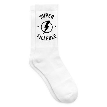Patin / Pate / Patentochter / Patensohn - Tennissocken - Weiß - Rechts