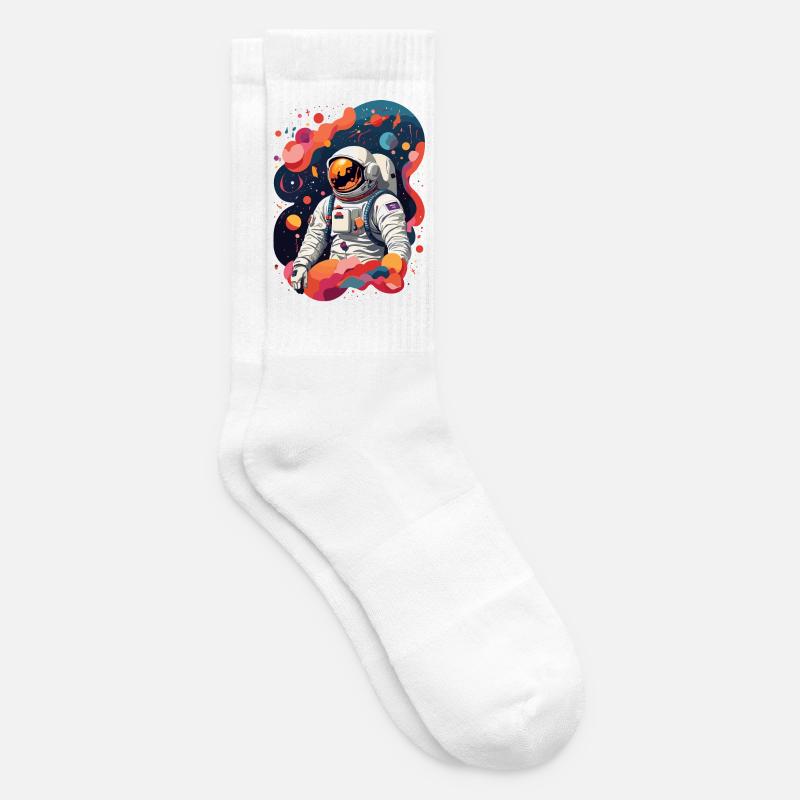 Astronaut - Tennissocken - Weiß