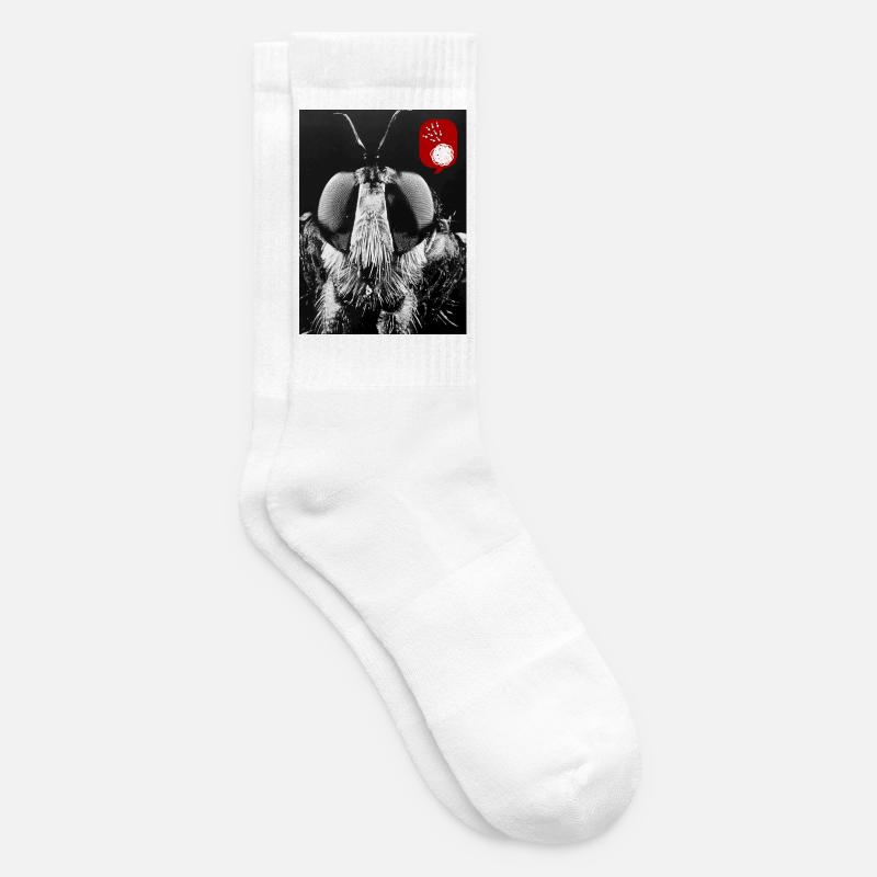 Bug off - Tennis socks - white
