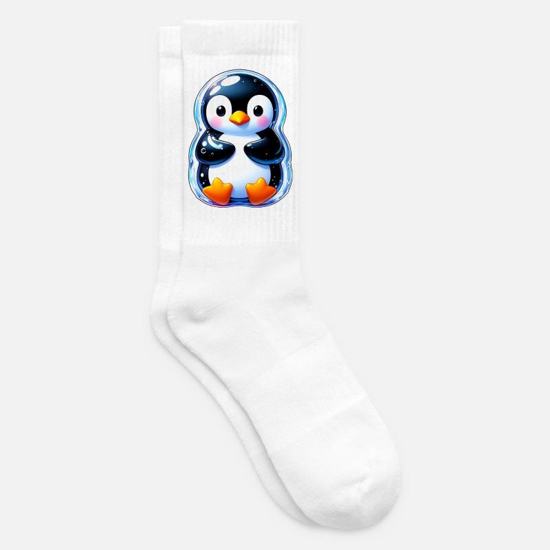 Pinguin - Tennissocken - Weiß