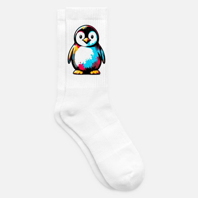 Pinguin - Tennissocken - Weiß