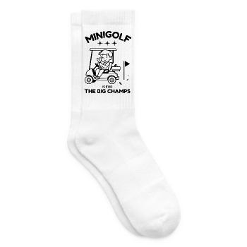 Kinder Minigolf - Tennissocken - Weiß - Rechts