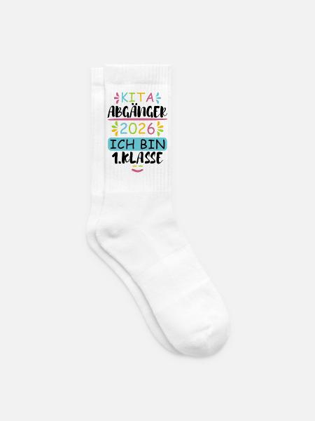 Kita Abgänger 2026 - Tennissocken - Weiß