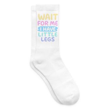 Cute Saying Humor Meme Funny Gift Idea - Tennis socks - white - Right