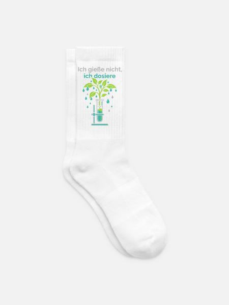 Hydroponik Garten Wasser Technik - Tennissocken - Weiß