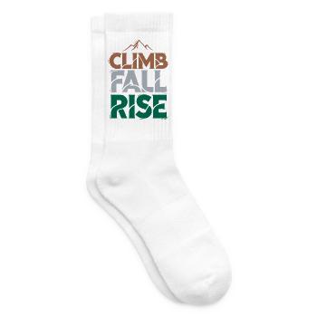 Kletter, Fall, Aufsteigen, Grimpe, Tombe Releve-Toi - Tennissocken - Weiß - Rechts