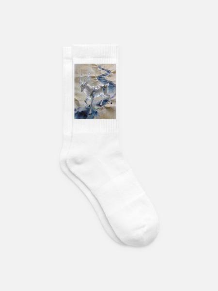 Die erste Welle: Fuzhu – Göttliche Klarheit - Tennissocken - Weiß