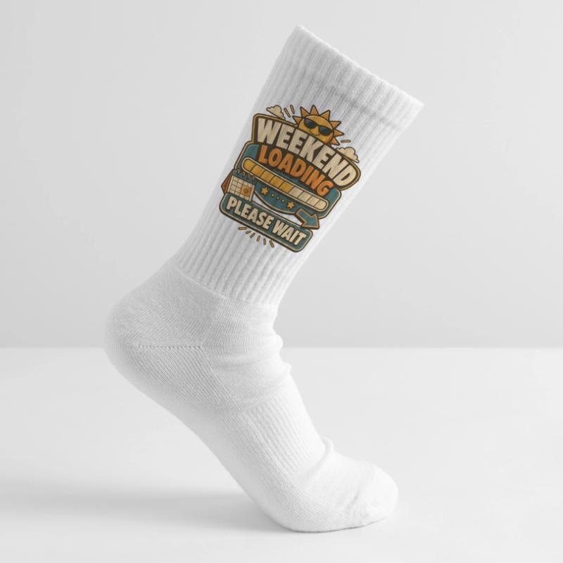 Weekend Loading Please Wait Tennis socks