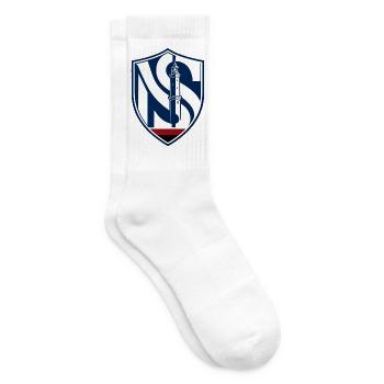 Leuchtturm in der Nacht - Tennissocken - Weiß - Rechts