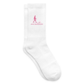 Exe Ausführen pink - Tennissocken - Weiß - Rechts