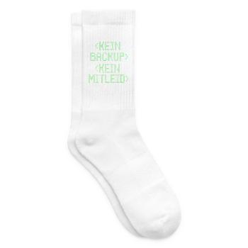 No Ticket No Support Informatiker IT Administrator - Tennissocken - Weiß - Rechts
