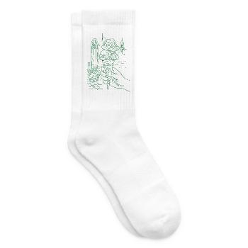 Glace d’été - Chaussettes de tennis - blanc - Droite