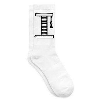 Cat Cat Gift - Tennis socks - white - Right