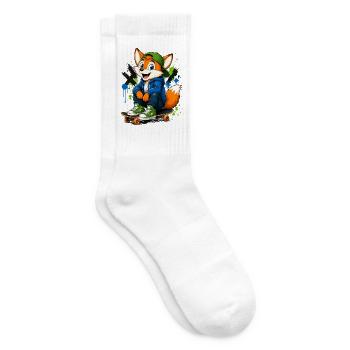 08_Miofox_Skater - Tennissocken - Weiß - Rechts