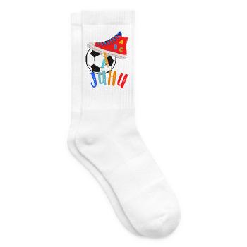 ABC shooters with a love of football - Tennis socks - white - Right