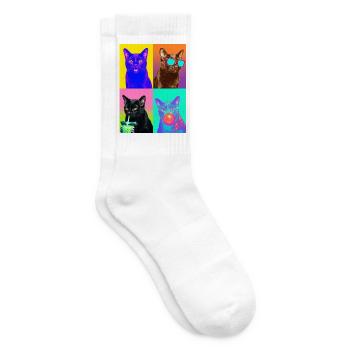 Cats Bombay Cat - Tennis socks - white - Right