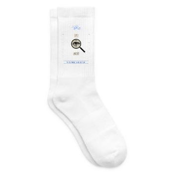 Over Analyzer Magnified Eye - Tennis socks - white - Right