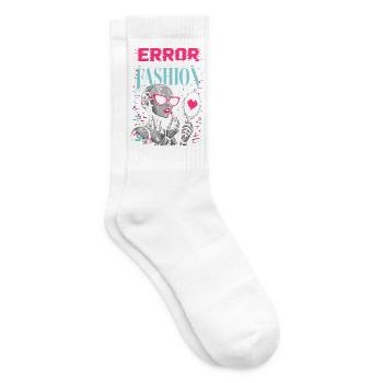 Error Fashion – Futuristischer Roboter-Style - Tennissocken - Weiß - Rechts