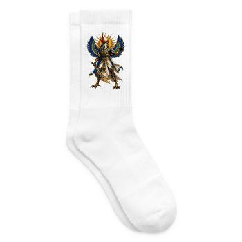 Horus Krieger mit Sonnenstern - Tennissocken - Weiß - Rechts