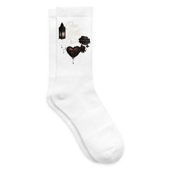One Little Dark Romance - Tennissocken - Weiß - Rechts