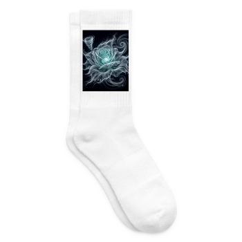 Mystische Windrose - Tennissocken - Weiß - Rechts