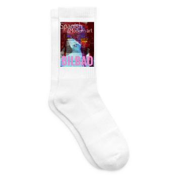 Bilbao Spanish Modern Art - Tennissocken - Weiß - Rechts