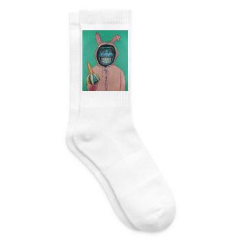Falscher Hase - Tennissocken - Weiß - Rechts
