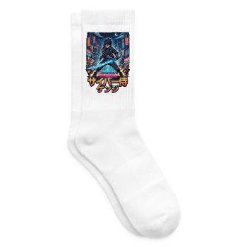Cyber Samurai Kenji Neonklinge - Tennissocken - Weiß - Rechts