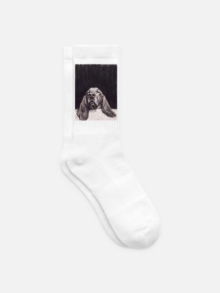 Sleeping Dog - Tennissocken - Weiß