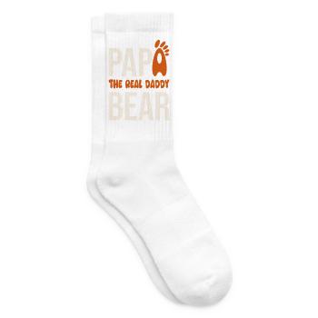 Papa Bear: El Real Daddy - Tennissocken - Weiß - Rechts