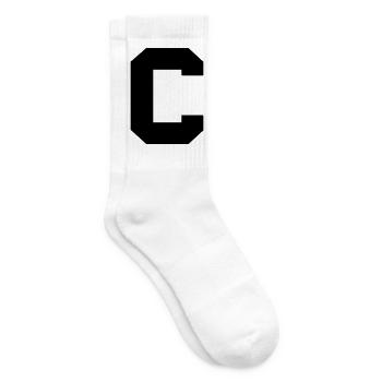 C - Tennissocken - Weiß - Rechts